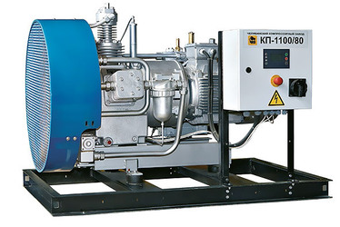 Дожимные компрессорные установки среднего и высокого давления 40-500 атм типа КП (бустеры)